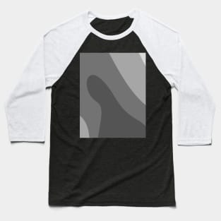 Boho abstract gray rain pastel swirl pattern Baseball T-Shirt